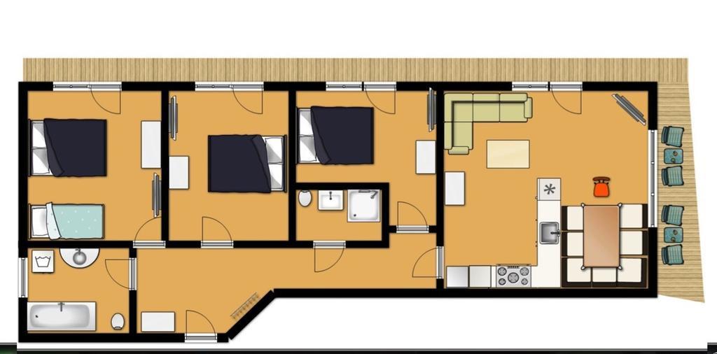 Appartement Kurz Top 1 Westendorf Habitación foto